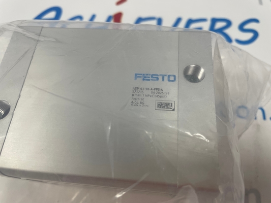 Festo cilindro compacto ADN-63-50-A-PPS-A com largura de construção de 14 mm e montagem através do buraco