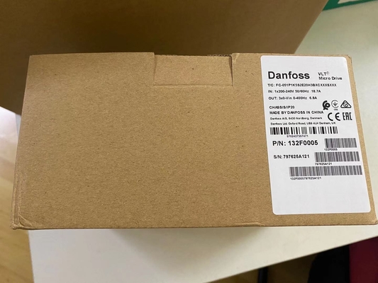 Danfoss FC-051P1K5S2E20H3BXCXXXSXXX 132F0005 Conversor de frequência