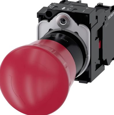 SIEMENS 3SU1100-1HB20 1FH0 BOTÕES DE EMERGÊNCIA tipo cogumelo