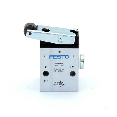 Válvula de alavanca rolete Festo RS-4-1/8