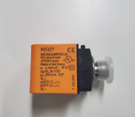 Sensor indutivo duplo IFM IN5327 para atuadores de válvulas
