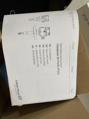 Endress Hauser FTL50-JHN2/0 Chave de nível pontual Liquiphant FTL50