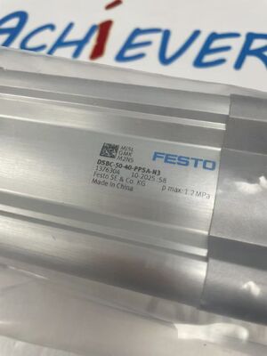 Cilindro pneumático de dupla ação premium Festo DSBC-50-40-PPSA-N3 projetado