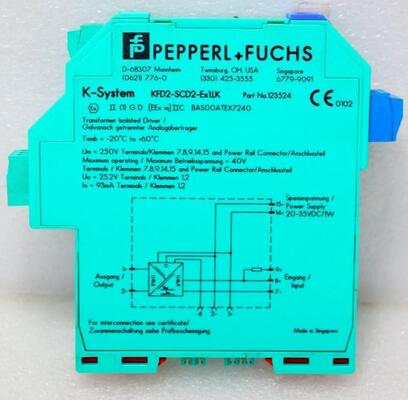 Conversor de sinal intrinsecamente seguro Pepperl Fuchs KFD2-SCD2-EX1.LK