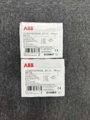ABB S201-C10 Interruptor de circuito em miniatura de alta fiabilidade para proteção contra baixa tensão
