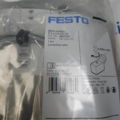 Festo NEBV-Z4WA2L-R-E-2 Cable de ligação de válvulas solenoides