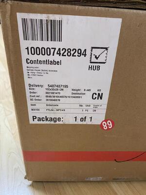 E+H FTL64-MPE4/0 Comutador de nível de ponto de afinação de bifurcação vibrônica de alta temperatura