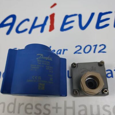 Danfoss 018F6857 Bobina de solenoide 24VDC Caixa terminal IP67