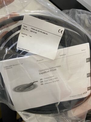 E+H FTS20 Comutador de nível de ponto flutuante de fluido