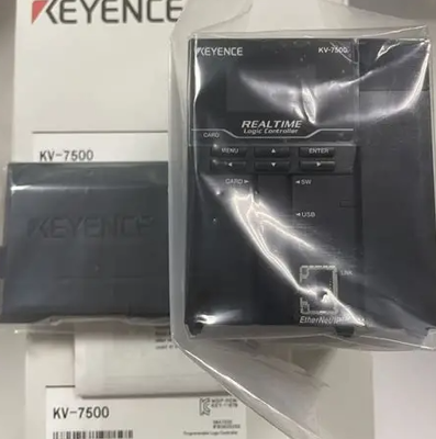 Unidade de CPU PLC de alta velocidade KEYENCE KV-7500 com EtherNet/IP integrado
