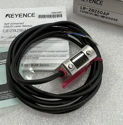 Sensor fotoelétrico a laser com ajuste de distância Keyence LR-ZB250AP