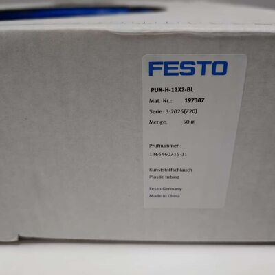 Festo PUN-H-12X2-BL Polyurethane Air Hose de Alta Pressão
