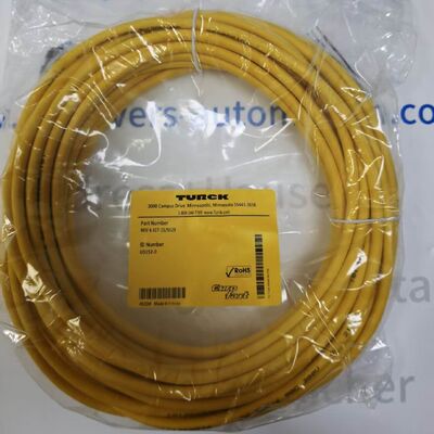 Conjunto de cabos de extremidade única Turck RKV 4.41T-15S529 M12 | Cabo do atuador do sensor Eurofast