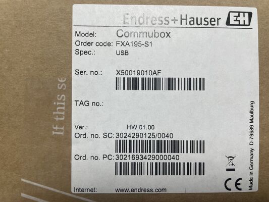 E+H FXA195-S1 Commubox Modem USB/HART intrinsecamente seguro