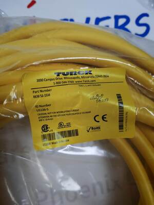 Cordão atuador e sensor Turck RKM56-15M