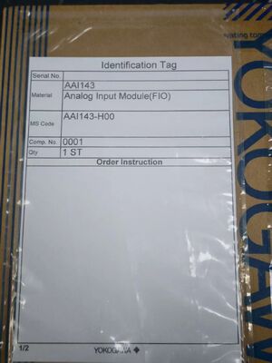 YOKOGAWA AAI143-H00 Modulo de entrada analógico isolado de 16 canais