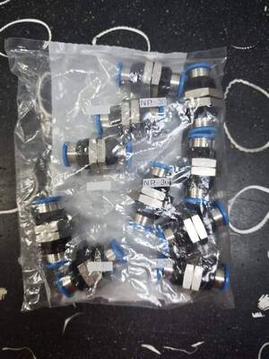 FESTO QSS-10 Instalação de inserção, conector rápido pneumático