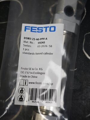 Cilindro pneumático redondo FESTO DSNU-25-40-PPV-A